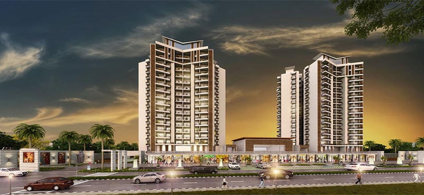 Exterior view of ACE Starlit residential towers in Sector 152 Noida