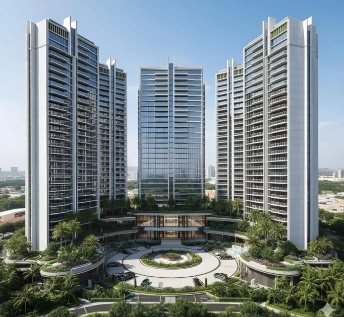 Ashtech Presidential luxury residential towers in Greater Noida West