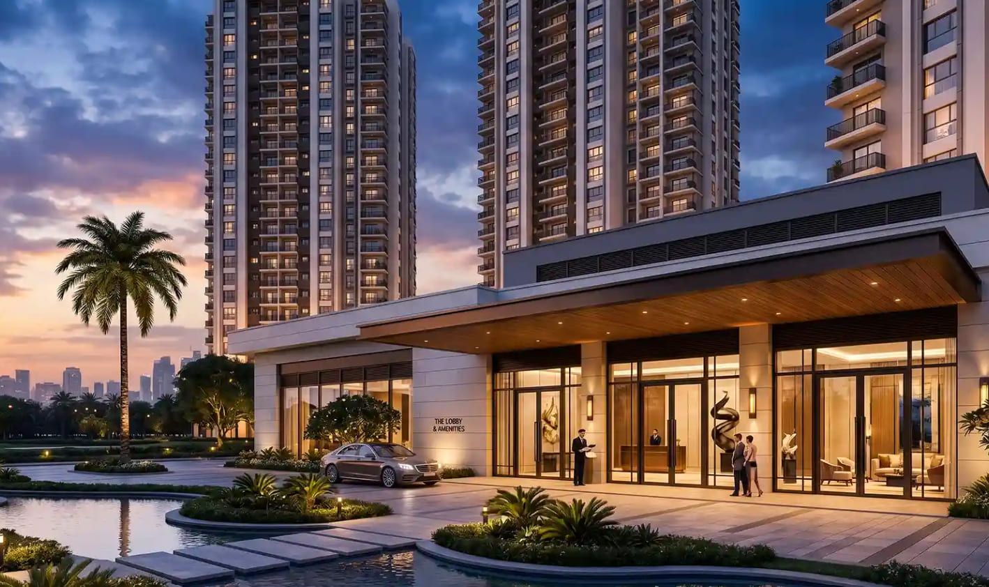 Godrej Golf Link Suites & Crown Residences residential towers exterior