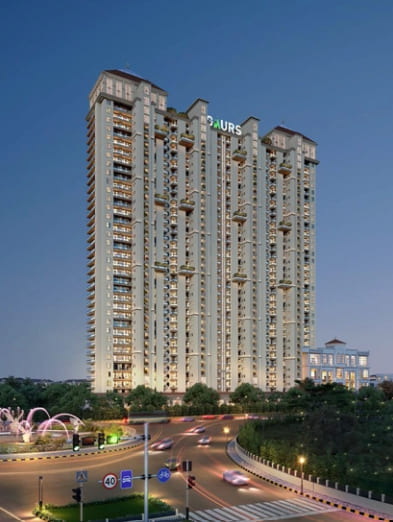 Gaur Legacy residential building exterior with modern architecture