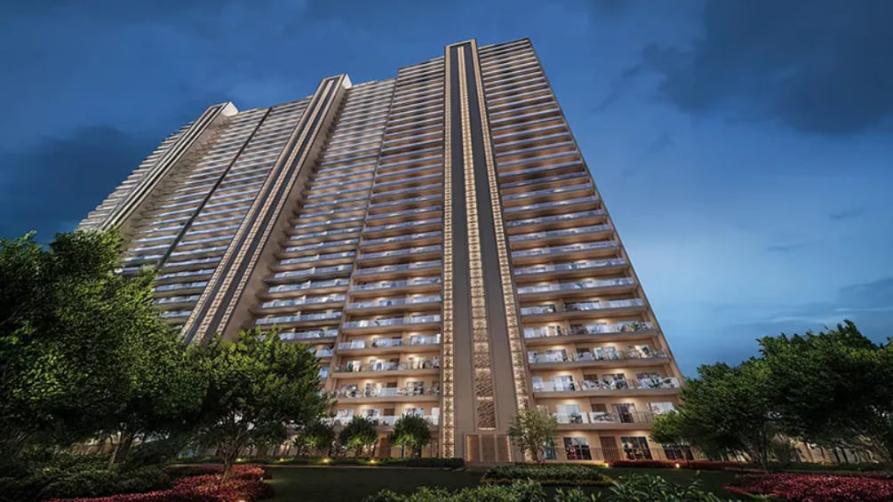Godrej Majesty residential building exterior with modern architecture