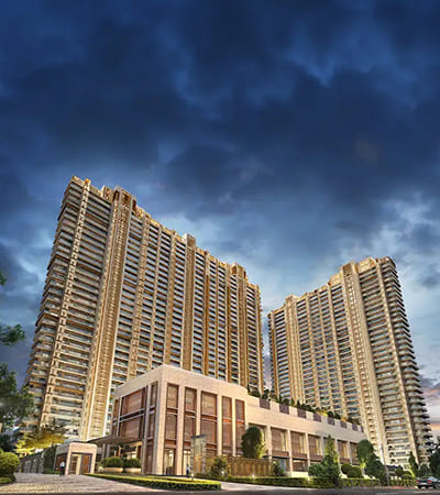 Luxury residential apartment towers in Noida