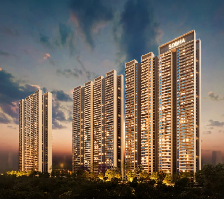 Sobha Rivana luxury residential towers in Sector 108 Gurugram